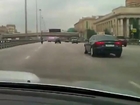 Crazy Subaru Driver trying to catch up a biker at 200 kmph in busy city traffic