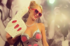 Paris Hilton & Crystal Harris Dress As Miley For Halloween!