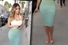 Kim Kardashian Flaunts Post-Baby Body in Beverly Hills