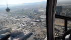 Flight over Las Vegas strip.