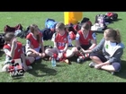 Caica Cup- Steph talks to their Henley soccer girls after their win