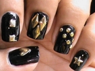 Studded Nails! - How To Do Metal Nail Art designs