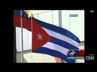 Bandera cubana cae del mástil al llegar Raúl Castro a Venezuela