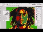 Lego Portrait Tutorial In Adobe Photoshop - Bob Marley
