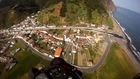 une cabre sur le podium au festival international de parapente des açores