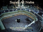 078 Surah Al Naba (Abdul Rahman as-Sudais)
