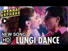 Watch Shahrukh Khan pay a special tribute to Rajinikanth in the hit song 'Lungi Dance' HD